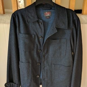 Woolrich navy jacket men's small